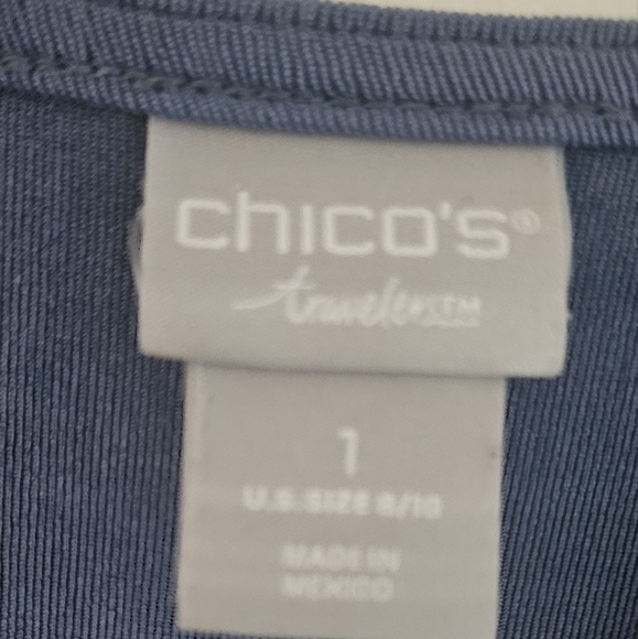 Chico's Batwing Two-Tone Tunic - Picture 3 of 4